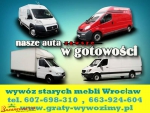 Wywóz starych mebli Wrocław,opróżnianie mieszkań Wrocław,cena