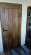 Drzwi w starym stylu - rustykalne, rzeźbione ręcznie